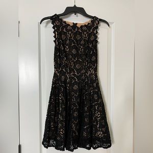 Black lace dress, size 0